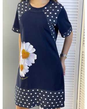 ТУНИКА В РАЗМЕР ТКАНЬ ХЛОПОК