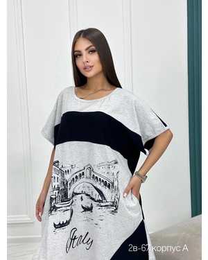 ТУНИКА В РАЗМЕР ТКАНЬ ХЛОПОК