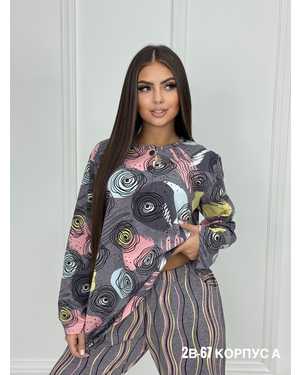 ПИЖАМА В РАЗМЕР ТКАНЬ ХЛОПОК