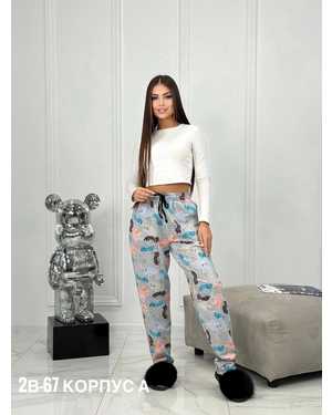 ШТАНЫ В РАЗМЕР ТКАНЬ ХЛОПОК