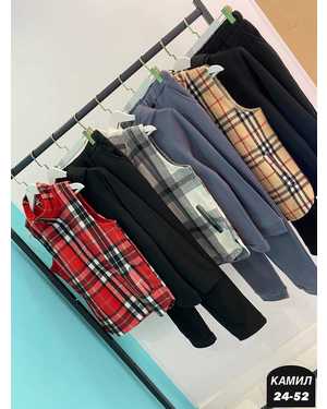 КОСТЮМ ТРОЙКА МАТЕРИАЛ ТРЕХНИТКА НА ФЛИСЕ ЖИЛЕТКА КАШЕМИР С ПОДКЛАДКОЙ Карманы рабочие