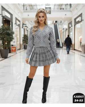 Женский костюм Ткань кашемировые лапша ФАБРИЧНЫЙ КИТАЙ