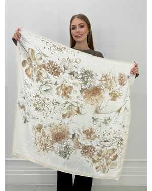 ПЛАТОК СОСТАВ: 70%ШЕЛК 30%%МОДАЛ РАЗМЕР: 90*90 CM