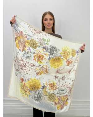 ПЛАТОК СОСТАВ: 70%ШЕЛК 30%%МОДАЛ РАЗМЕР: 90*90 CM