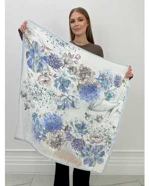 ПЛАТОК СОСТАВ: 70%ШЕЛК 30%%МОДАЛ РАЗМЕР: 90*90 CM