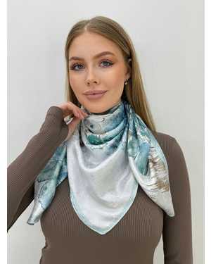 ПЛАТОК СОСТАВ: 70%ШЕЛК 30%%МОДАЛ РАЗМЕР: 90*90 CM