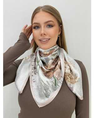 ПЛАТОК СОСТАВ: 70%ШЕЛК 30%%МОДАЛ РАЗМЕР: 90*90 CM