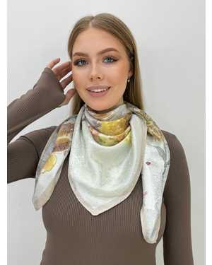 ПЛАТОК СОСТАВ: 70%ШЕЛК 30%%МОДАЛ РАЗМЕР: 90*90 CM