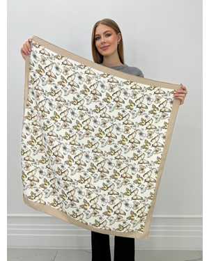 ПЛАТОК СОСТАВ: 100% ШЕЛК РАЗМЕР: 90*90 CM