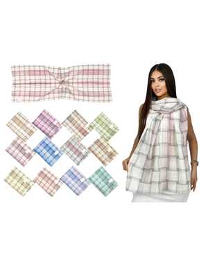 ШАРФ СОСТАВ: 30% ХЛОПОК 70% БАМБУКОВОЕ ВОЛОКНО РАЗМЕР: 180*90CM