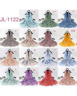 ШАРФ СОСТАВ: 85% ХЛОПОК; 15% ШЕЛК РАЗМЕР: 75*180 CM