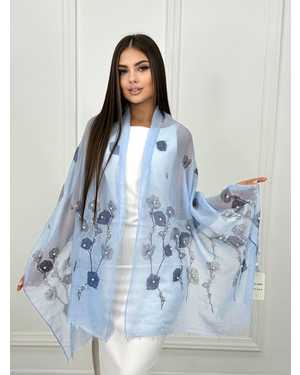 ШАРФ СОСТАВ: 85% ХЛОПОК; 15% ШЕЛК РАЗМЕР: 75*180 CM