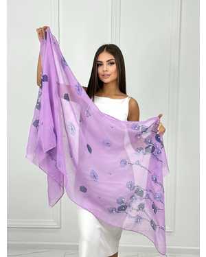 ШАРФ СОСТАВ: 85% ХЛОПОК; 15% ШЕЛК РАЗМЕР: 75*180 CM