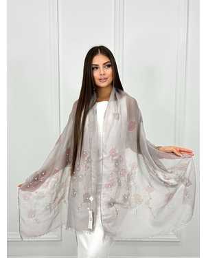 ШАРФ СОСТАВ: 85% ХЛОПОК; 15% ШЕЛК РАЗМЕР: 75*180 CM