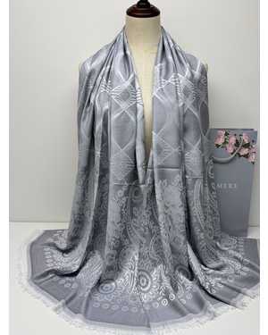 ПАЛАНТИН СОСТАВ: 70% ХЛОПОК, 30% ШЕЛК РАЗМЕР: 80Х180СМ