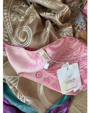 ПАЛАНТИН СОСТАВ: 70% ХЛОПОК, 30% ШЕЛК РАЗМЕР: 80Х180СМ