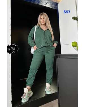 ЖЕНСКИЙ КОСТЮМ ДВОЙКА ТКАНЬ ВЕЛЬВЕТ