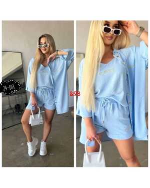 ЖЕНСКИЙ КОСТЮМ ТРОЙКА ТКАНЬ СИНГАПУР