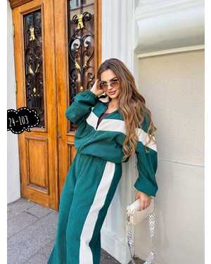 ЖЕНСКИЙ КОСТЮМ ДВОЙКА ТКАНЬ МИКРО-ВЕЛЬВЕТ