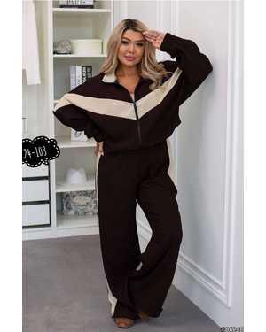 ЖЕНСКИЙ КОСТЮМ ДВОЙКА ТКАНЬ МИКРО-ВЕЛЬВЕТ