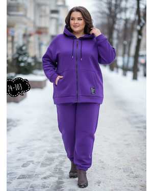 ЖЕНСКИЙ КОСТЮМ ДВОЙКА ТКАНЬ ТКАНЬ ТРЁХ-НИТКА ФЛИС