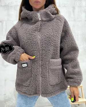 ПАЛЬТО ТКАНЬ БАРАШКА С ПОДКЛАДКА