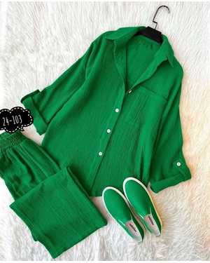 ЖЕНСКИЙ КОСТЮМ ДВОЙКА ТКАНЬ МУСЛИН