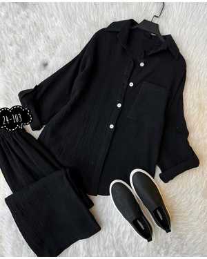 ЖЕНСКИЙ КОСТЮМ ДВОЙКА ТКАНЬ МУСЛИН