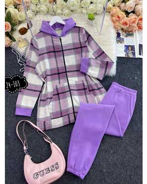 ЖЕНСКИЙ КОСТЮМ ДВОЙКА ТКАНЬ ФЛИС И КАШЕМИР