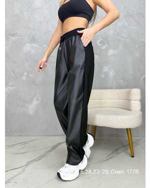 ШТАНЫ ТКАНЬ КОЖА