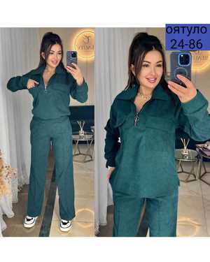 ЖЕНСКИЙ КОСТЮМ ДВОЙКА ТКАНЬ МИКРО ВЕЛЬВЕТ