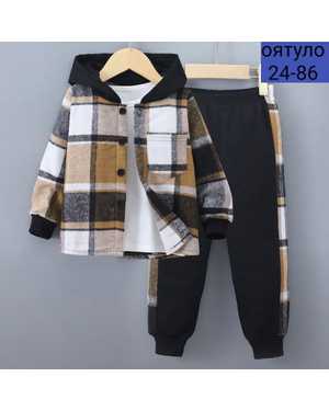 ДЕТСКИЙ КОСТЮМ ДВОЙКА ТКАНЬ ФЛИС КАШЕМИР