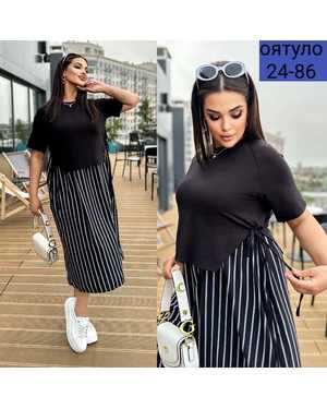 ПЛАТЬЕ ТКАНЬ ЛАЙТ + ХБ