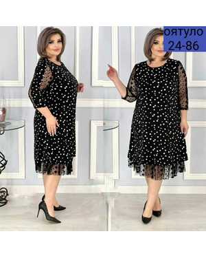 ЖЕНСКИЕ ПЛАТЬЯ БОЛЬШИХ РАЗМЕРОВ ТКАНЬ СОФТ