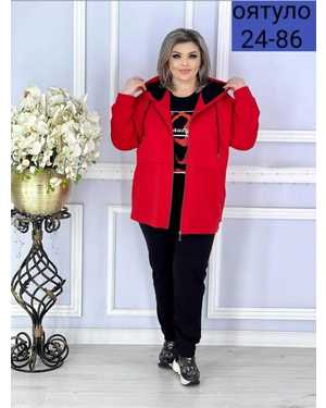 ЖЕНСКИЙ КОСТЮМ ДВОЙКА ТКАНЬ ФЛИС С НАЧЁСОМ