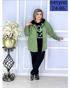 ЖЕНСКИЙ КОСТЮМ ДВОЙКА ТКАНЬ ФЛИС С НАЧЁСОМ