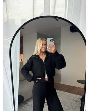 ЖЕНСКИЙ КОСТЮМ ТКАНЬ ПРИТАЛЕННЫЙ КОФТОЧКА С ДВУСТОРОННЕЙ МОЛНИЕЙ И ЛИАНЫ-КЛЁШ