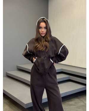 ЖЕНСКИЙ КОСТЮМ ДВОЙКА ТКАНЬ ВЕЛЮР