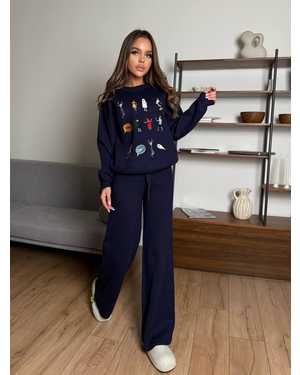 ЖЕНСКИЙ КОСТЮМ ДВОЙКА ТКАНЬ ВЕЛЮР