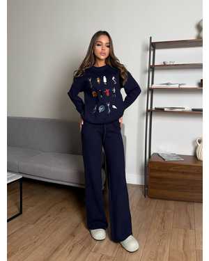 ЖЕНСКИЙ КОСТЮМ ДВОЙКА ТКАНЬ ВЕЛЮР