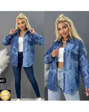 РУБАШКА ТКАНЬ ДЖИНСА