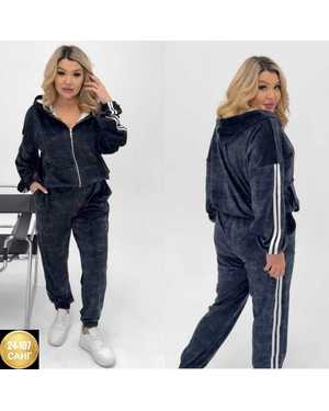 ЖЕНСКИЙ КОСТЮМ ДВОЙКА ТКАНЬ ВЕЛЬВЕТ