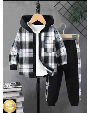 ДЕТСКИЙ КОСТЮМ ДВОЙКА ТКАНЬ ФЛИС КАШЕМИР