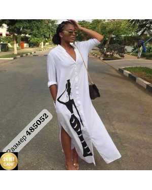 ПЛАТЬЕ ТКАНЬ ЛАЙТ С ПРИНТОМ