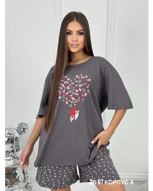 ПИЖАМА В РАЗМЕР ТКАНЬ ХЛОПОК