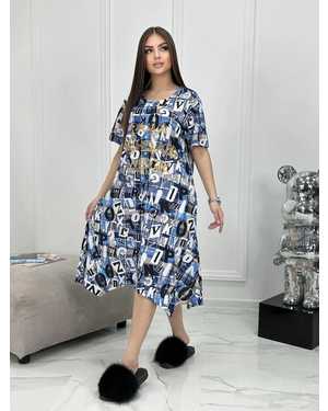 ТУНИКА В РАЗМЕР ТКАНЬ ХЛОПОК