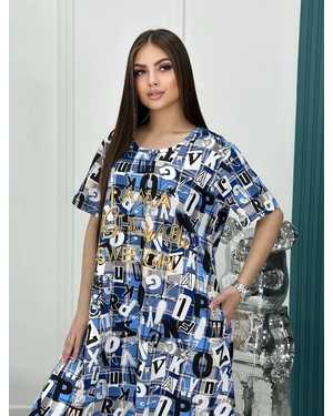 ТУНИКА В РАЗМЕР ТКАНЬ ХЛОПОК