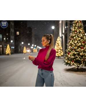 СВИТЕР ТКАНЬ ТЁПЛЫЙ КАШЕМИР