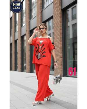 ЖЕНСКИЙ КОСТЮМ ДВОЙКА ТКАНЬ СИНГAPUR