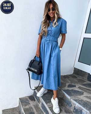 ПЛАТЬЕ ТКАНЬ ДЖЫНСЫ